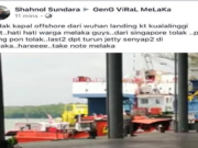Berita kapal bawa kru dari Wuhan palsu