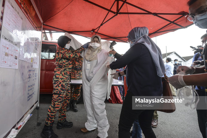 DISINFEKSI PASAR BESAR JALAN OTHMAN