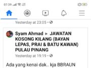 Kenyataan FB Alvin Tan hina Agong