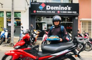 Pengalaman penghantar pizza sepanjang PKP