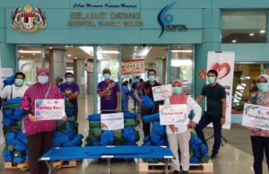 Permaisuri Agong, Sultan Ibrahim beri sumbangan kepada hospital
