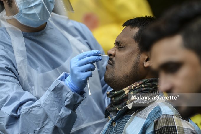 PEKERJA BURUH BINAAN WARGA ASING SARINGAN COVID-19
