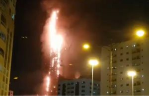 7 cedera menara kediaman 48 tingkat terbakar