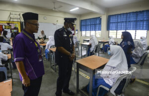 Ketua Polis Daerah Shah Alam Tinjau Hari Pertama SOP SMK Seksyen 7
