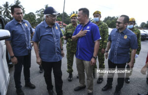 Hamzah Zainuddin dan Calon BN pada Majlis Menteri Dalam Negeri Bersama RELA #PRKChini