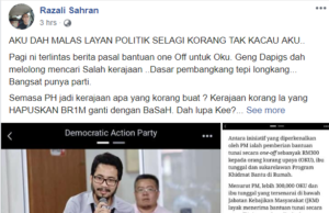 Pemandu teksi tempelak DAP nak jadi hero bela OKU