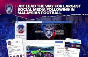 JDT ungguli media sosial, miliki 3.6 juta pengikut