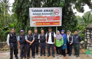 Contohi Selangor haram rokok, minum arak di taman awam