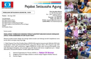 Tindakan PKR halang ahlinya sertai NOW kekang demokrasi berpersatuan