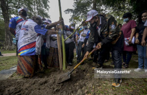 Annuar Musa Hadir Program Pengindahan Taman Awam Bukit Kiara