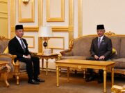 Perdana Menteri, Tan Sri Muhyiddin Yassin mengadap Yang di-Pertuan Agong, Al-Sultan Abdullah Ri'ayatuddin Al-Mustafa Billah Shah di Istana Negara.