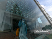 Giliran Pejabat Kementerian Di Putrajaya Disanitasi