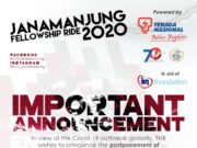 Janamanjung Fellowship Ride dibatalkan