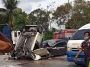 Dua maut kemalangan di Sungkai