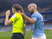 Aguero dikritik kerana pegang bahu pengadil wanita