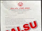 Jika surat palsu mengapa tidak lapor polis dan MCMC?