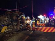 Tiga beranak maut treler dinaiki terbabas di Gopeng