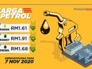 Harga RON97, RON95, diesel turun