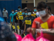 SUASANA PKPD di Asrama Pekerja Top Glove Meru, Klang