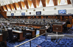 The Dewan Rakyat sitting at the Parliament in Kuala Lumpur Dewan Rakyat sit sitting