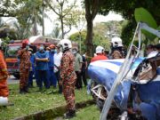 Dua maut, Azmin bergegas ke lokasi helikopter terhempas