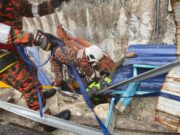 Pekerja asing maut, perut tertusuk besi cerucuk