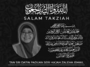Jenazah Tan Sri Zaleha Ismail selamat dikebumi