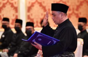Saarani sah Menteri Besar Perak yang baharu