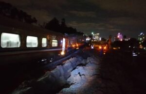 Tanah mendap, kereta api penumpang ke JB Sentral tergendala