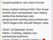 PKR nafi Anwar adakan sidang media khas