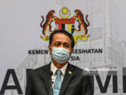 Covid-19: 1,594 kes baharu, 3 kematian Tan Sri Dr Noor Hisham Abdullah Covid-19 cases deaths Malaysia