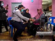 Diberi Notis Arahan Keluar, OKU Terima Sumbangan Dari Lembaga Pemegang Amanah Yayasan Usahawan Negara