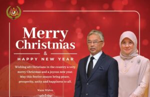 Agong, Permaisuri Agong ucap selamat sambut Hari Krismas