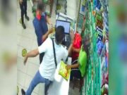 Polis tahan pemandu lori ais tampar juruwang pasar raya