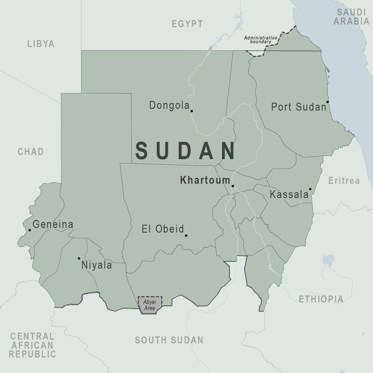 Sudan Dikeluarkan Dari Senarai Negara Pengganas   Map Sudan 