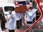 TERKINI : Sayu Gerimis Mengiringi Perjalanan Terakhir Allahyarhamah Tun Rahah