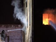 Bangunan terbengkalai jadi rumah pendatang terbakar, dua maut