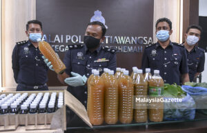 Polis Daerah Wangsa Maju Tumpaskan Aktiviti Penjualan Ketum