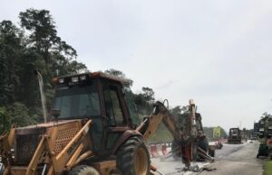 Lorong kiri antara Tapah ke Bidor ditutup 5 hari