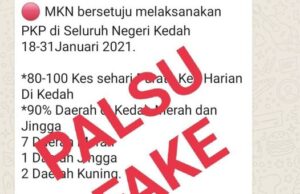MKN nafi kuatkuasa PKP di Kedah mulai esok