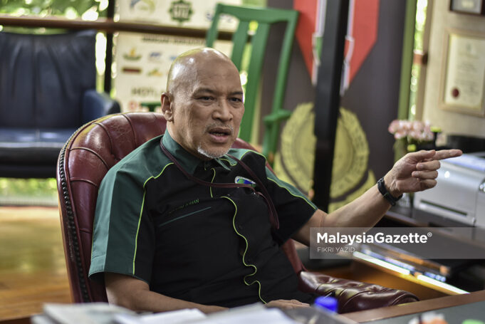 Ketua aktivis PPIM, Datuk Nadzim Johan ketika di temuramah oleh Malaysia Gazzate di pejabat beliau di Kuala Lumpur. Foto FIKRI YAZID 11 FABRUARI 2021