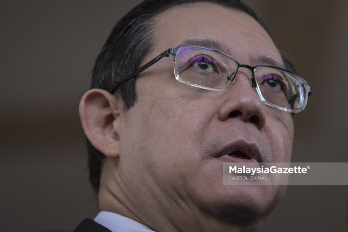 The Secretary-General of DAP, Lim Guan Eng PIX: HAZROL ZAINAL / MalaysiaGazette / 21 DECEMBER 2020. Malaysiakini donation