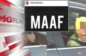 Wanita Tular Gaduh Di Lampu Isyarat Mohon Maaf #MGFlash