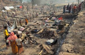 Cox Bazaar Roningya refugee camp fire Bangladesh