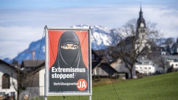 Switzerland has narrowly voted in favour of banning face coverings in public, including the burka or niqab worn by Muslim women. Posters promoted by the Swiss People's Party featured a woman in a black niqab and captions such as 