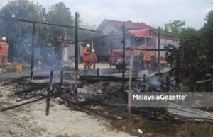 Dua rumah Orang Asli hangus