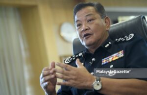 Inspector-General of Police, Tan Sri Abdul Hamid Bador. PIX: FAREEZ FADZIL / MalaysiaGazette / 06 FEBRUARY 2021. drug lord Tan Sri Datuk Seri drug syndicates