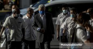 Nurulhidayah Ahmad Zahid Ri-yaz Assets Bali Hotel Former Deputy Prime Minister cum the President of UMNO, Datuk Seri Dr Ahmad Zahid Hamidi arrives at the Kuala Lumpur Courts Complex for his power abuse, corruption and money-laundering trial involving Yayasan Akalbudi foundation. PIX: AFFAN FAUZI / MalaysiaGazette / 08 MARCH 2021