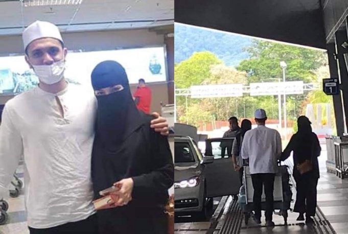 A viral photo alleging Neelofa and PU Riz aka Haris Ismail having their honeymoon in Langkawi Island.