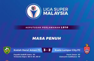 Liga Super: Kedah hampiri JDT